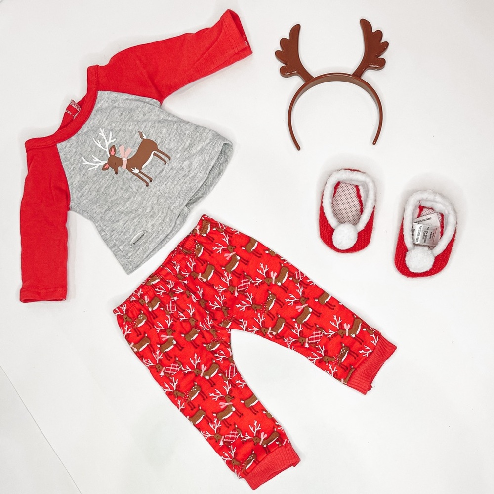 American Girl Festive Reindeer PJs